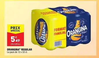 ALDI Orangina Regular offre