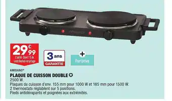 ALDI Plaque De Cuisson Double Ambiano offre