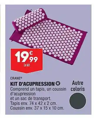 ALDI Kit D'acupression Crane offre