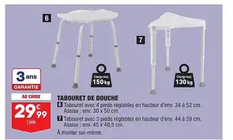 ALDI Tabouret De Douche offre