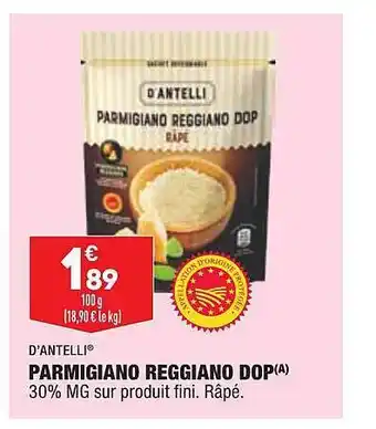 Parmigiano Reggiano Dop D'antelli