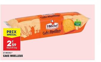 ALDI St Michel Cake Moelleux offre