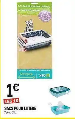 Centrakor Sacs Pour Litière offre