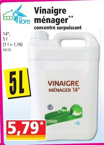 Norma Vinaigre ménager offre