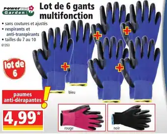 Norma Lot de 6 gants multifonction offre