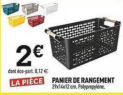 Centrakor Panier De Rangement offre