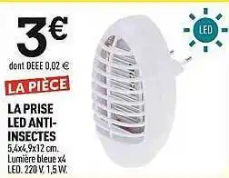 Centrakor La Prise Led Anti-insectes offre