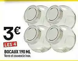 Centrakor Bocaux 190 Ml offre