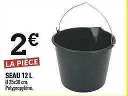 Centrakor Seau 12 L offre