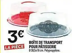 Centrakor Boîte De Transport Pour Pâtisserie offre