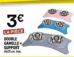 Centrakor Double Gamelle + Support offre