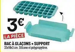 Centrakor Bac à Glaçons + Support offre