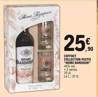 E.Leclerc Coffret Collection Pastis offre
