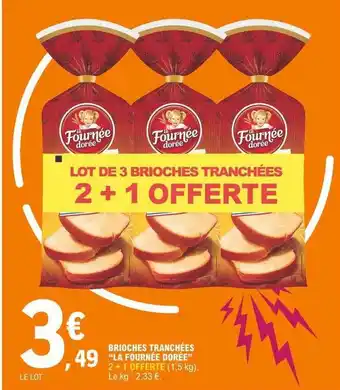 E.Leclerc Brioches Tranchées offre