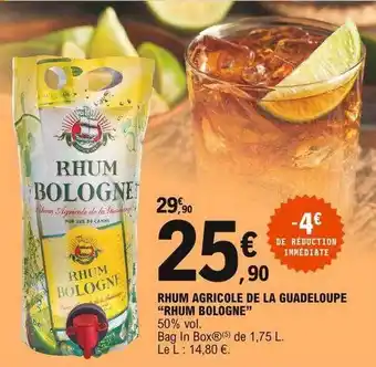 E.Leclerc Rhum Agricole De La Guadeloupe offre