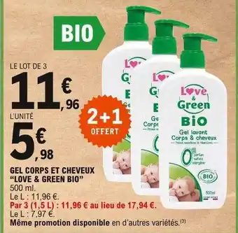 E.Leclerc Gel Corps Et Cheveux offre