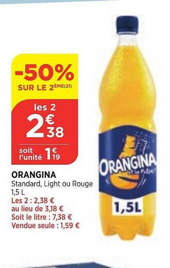 Maximarché Orangina offre