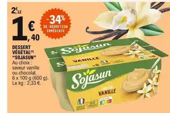E.Leclerc Dessert Végétal offre
