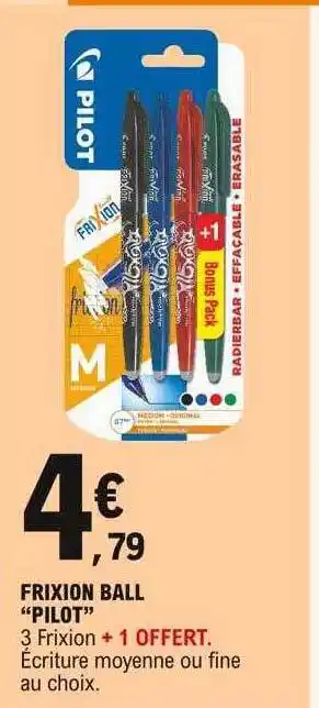 E.Leclerc Frixion Ball offre