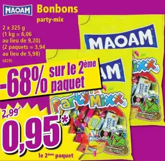 Norma MAOAM bonbons party-mix offre