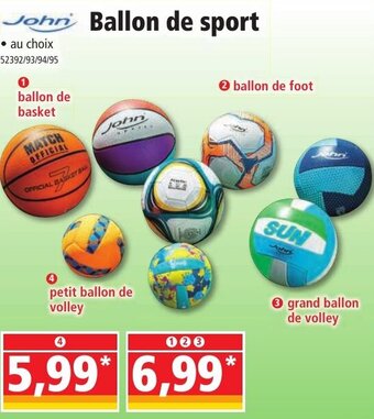Norma Ballon de sport offre