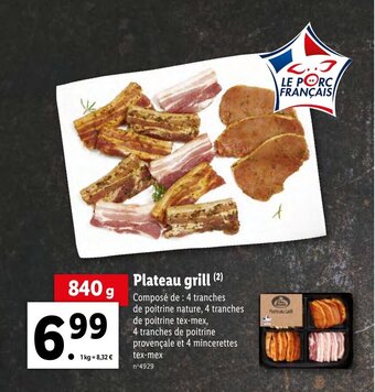 Lidl Plateau grill offre