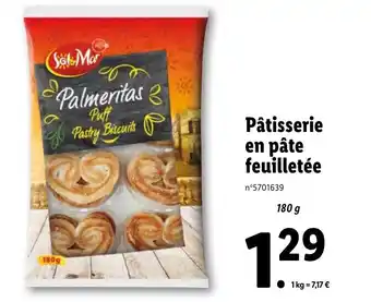 Lidl Pâtisserie en pâte feuilletée offre