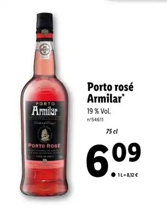 Lidl Porto rosé armilar offre