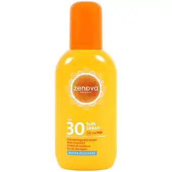 Action Zenova spray solaire zenova offre