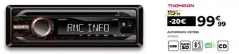Feu Vert Thomson autoradio cdt655 offre