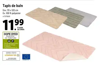 Lidl Tapis de bain offre