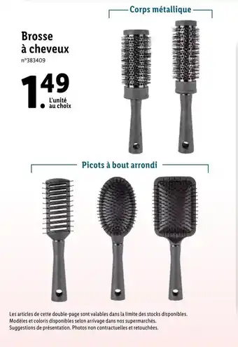 Lidl Brosse à cheveux offre
