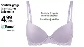Lidl Soutien-gorge à armatures à dentelle offre
