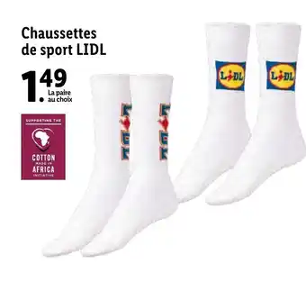 Lidl LIVERGY chaussettes de sport LIDL offre