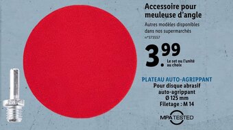 Lidl Accessoire pour meuleuse d'angle offre