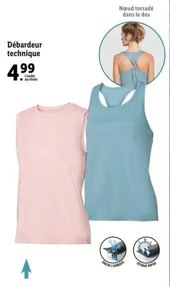 Lidl Débardeur technique offre