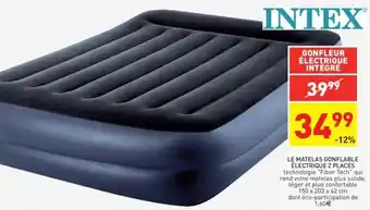 INTEX le matelas gonflable électrique 2 places
