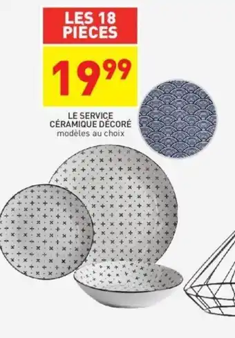 Stokomani Le service céramique décoré offre