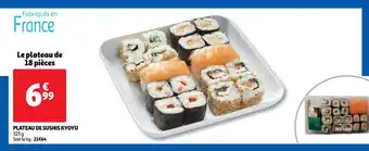 Auchan Plateau de sushis kyoyu offre