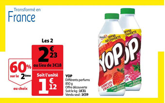 Auchan Yop offre