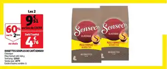 Auchan Dosettes souples de café senseo offre