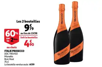 Auchan Italie prosecco offre