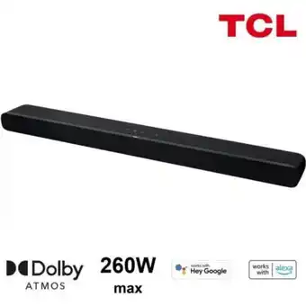 Tcl ts8211 - barre de son dolby atmos 2.1 avec caissons de basse integres - 260w(...)