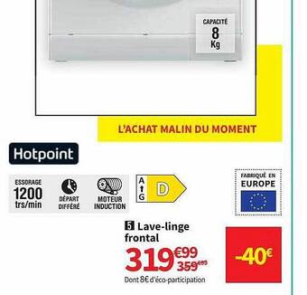 Conforama Lave-linge Frontal offre