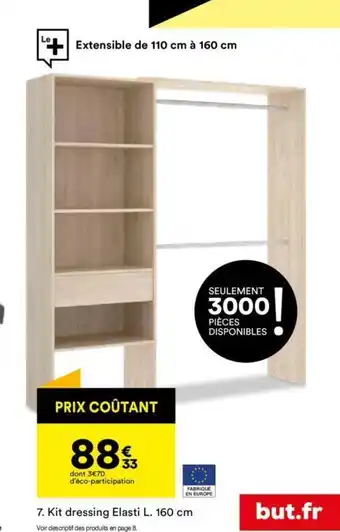 BUT Kit Dressing Elesti L. 160 Cm offre