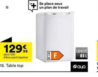 BUT Table Top offre