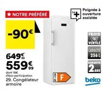 BUT Congélateur Armoire offre