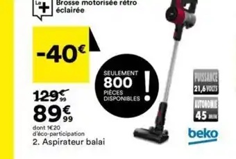 BUT Aspirateur Balai offre