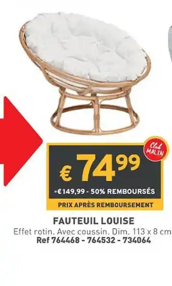 Fauteuil Louise
