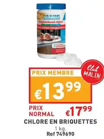 Trafic Chlore En Briquettes offre